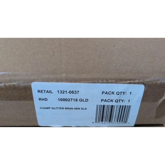 Restoration Hardware Lighted Glitter Champagne Gold Flexible Branches 48" - New - Picture 7 of 9